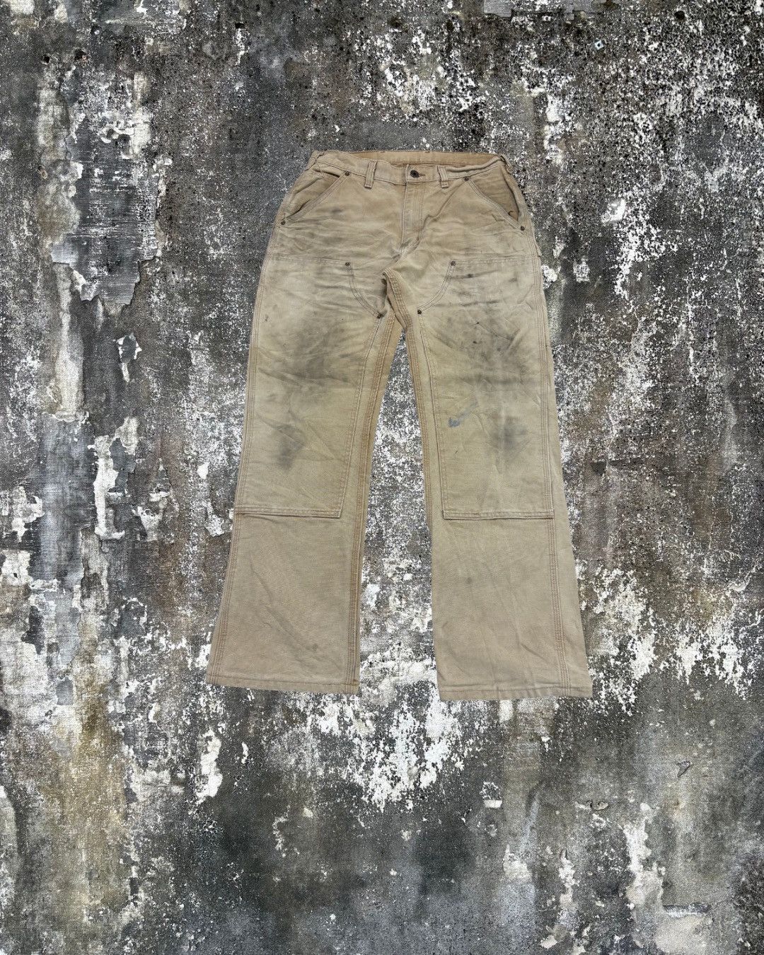 Carhartt Carhartt Double Knee Trousers - EB136 BRN Size US 33 - 2 Thumbnail