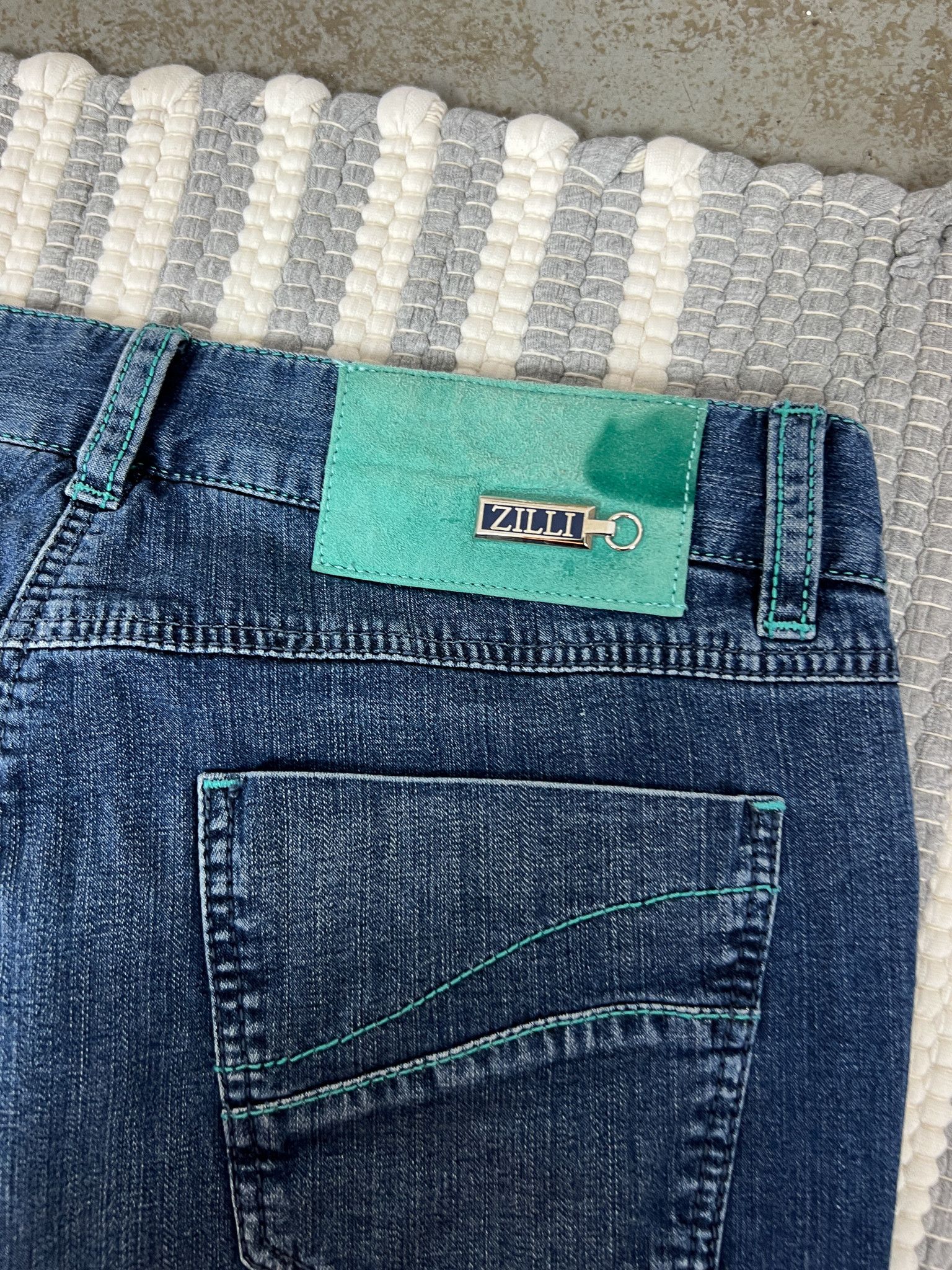 Zilli Zilli Blue Denim Pants Jeans Size 27" / US 4 / IT 40 - 6 Thumbnail
