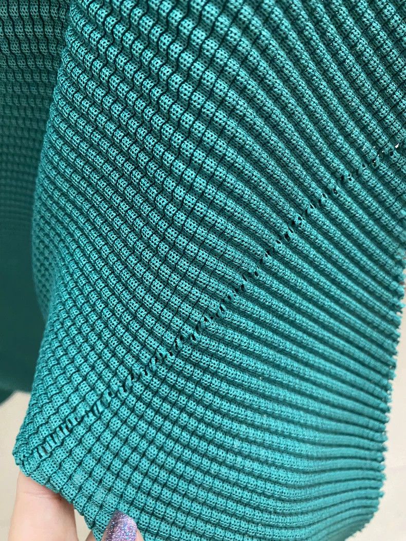 Issey Miyake Issey Miyake size:one size Green pleated long-sleeved shir Size S / US 4 / IT 40 - 4 Thumbnail