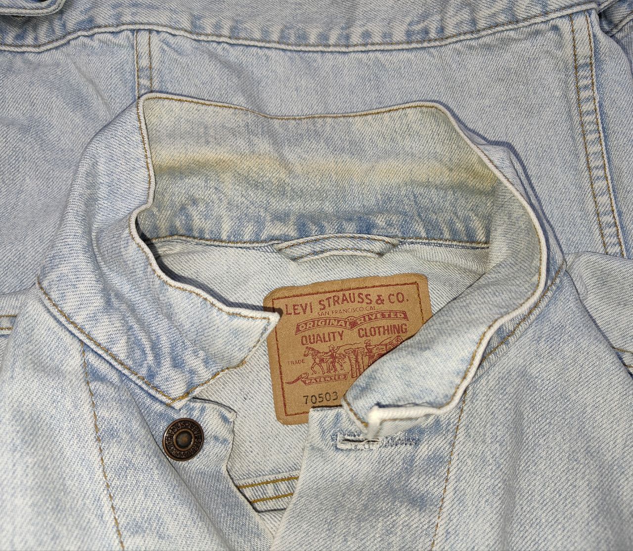 Levi's Vintage Levi's Denim Jacket Size US L / EU 52-54 / 3 - 8 Thumbnail