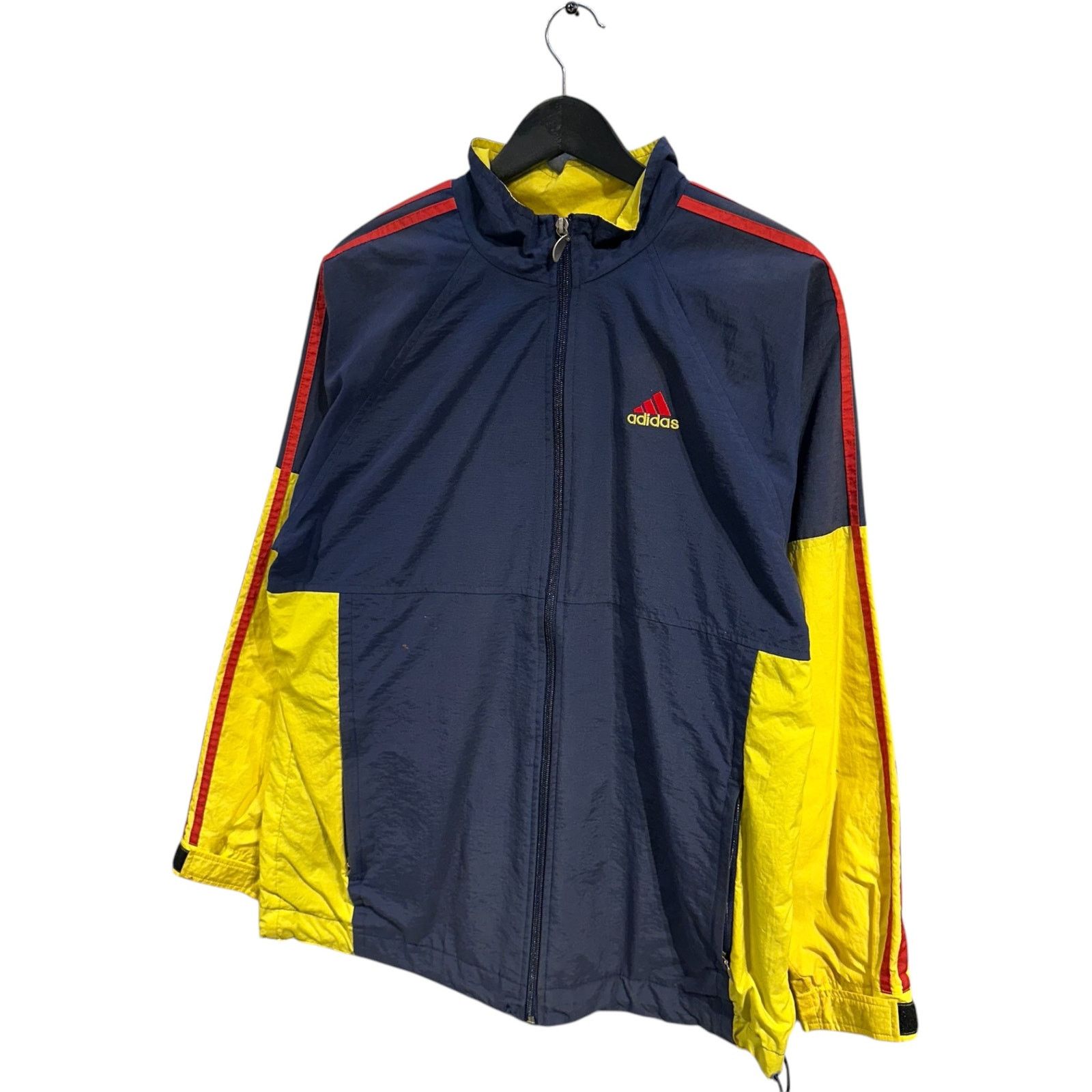 Adidas Vintage Adidas Logo Embroidered Full Zip Windbreaker M Size US M / EU 48-50 / 2 - 4 Thumbnail