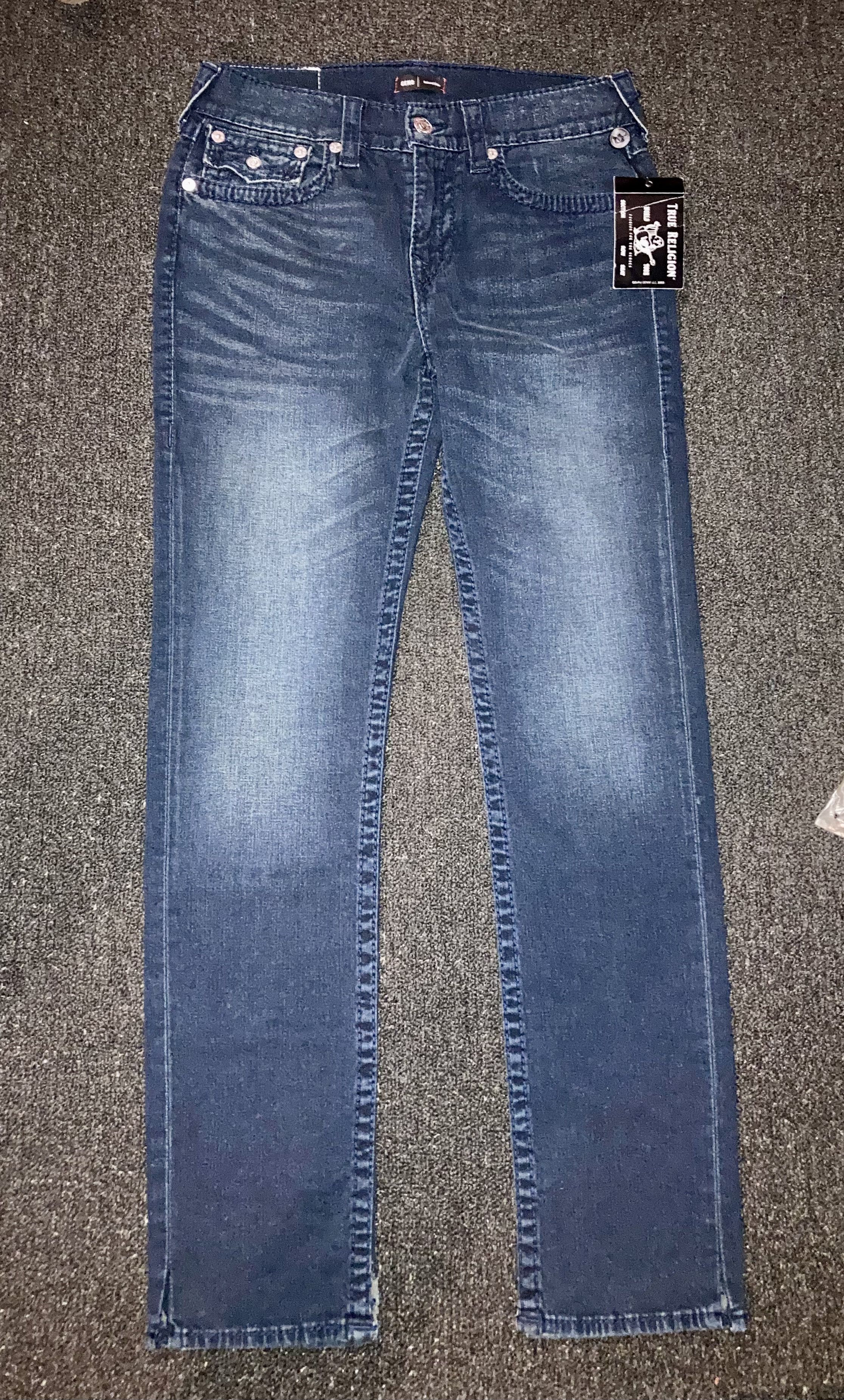 True Religion True Religion Denim Jeans w/ Buttoned Pockets Size US 30 / EU 46 - 2 Thumbnail