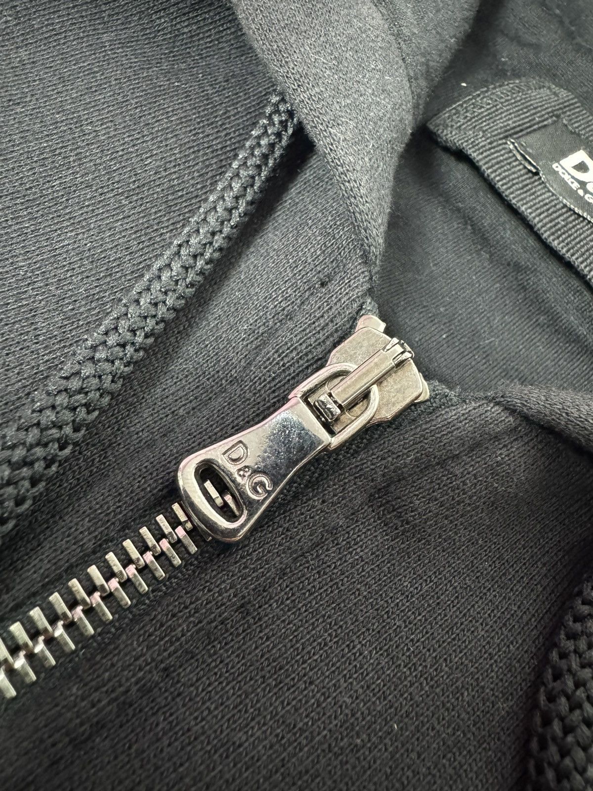 Dolce & Gabbana Dolce Gabana Zip Black Special Player BIg Logo Size M Y2K Size US S / EU 44-46 / 1 - 8 Thumbnail