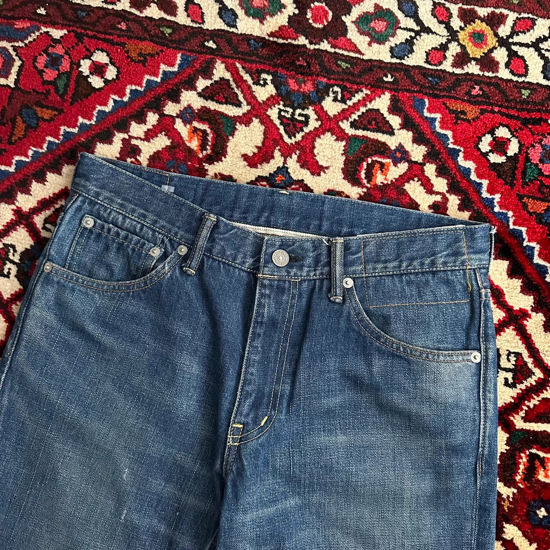 Visvim visvim 03d5 washed denim jeans w32 l30 Size US 32 / EU 48 - 3 Thumbnail