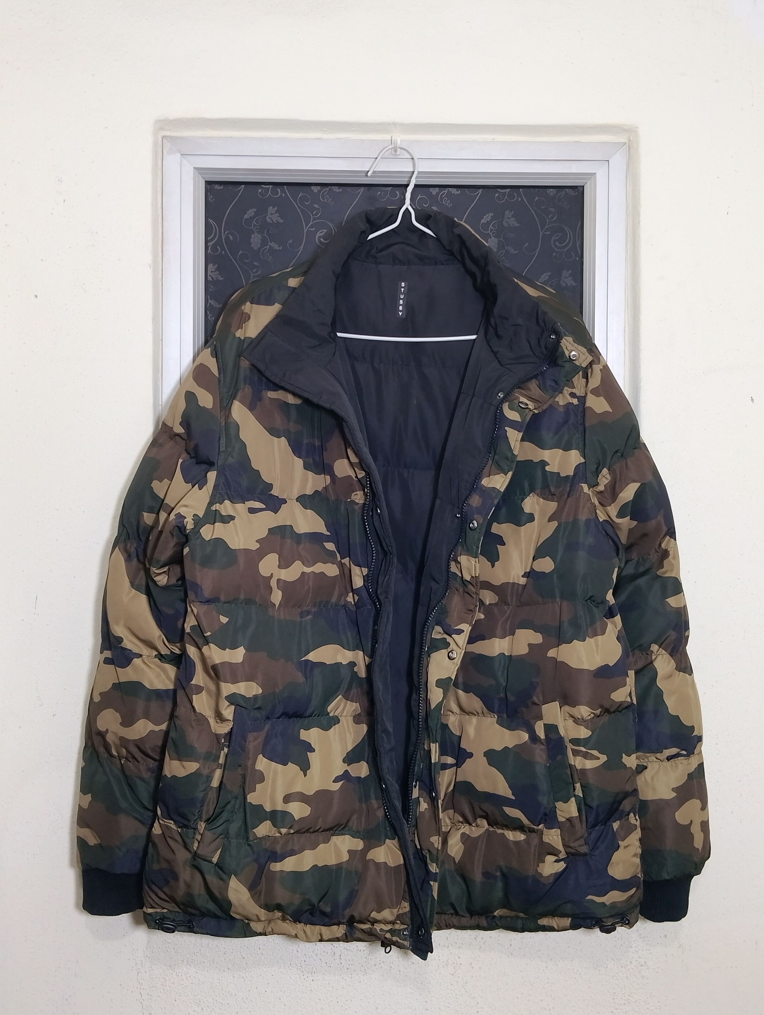 Stussy Stussy Puffer Bomber Camo 2-in-1 Reversible Size US XL / EU 56 / 4 - 5 Thumbnail