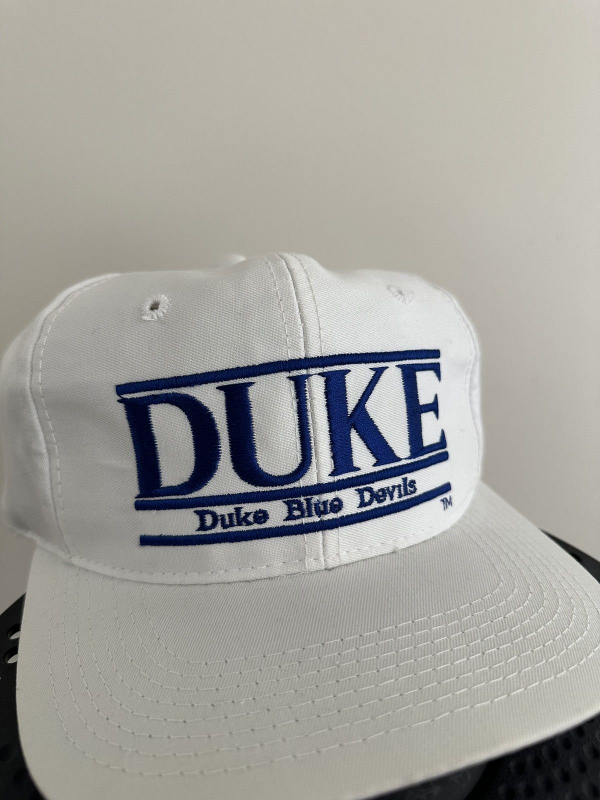 Vintage Vintage 90s NCAA Duke Blue Devils Snapback The Game SplitBar Size ONE SIZE - 2 Thumbnail
