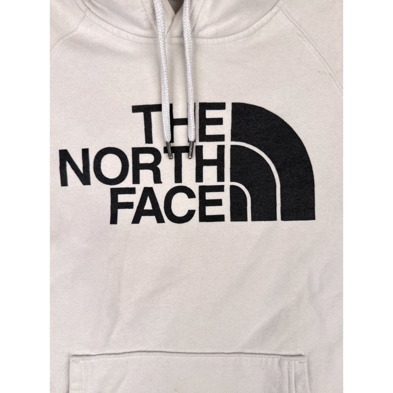 The North Face VINTAGE The North Face Hoodie Pullover Womens Medium White Logo Sweatshirt Activewear Size M / US 6-8 / IT 42-44 - 6 Thumbnail