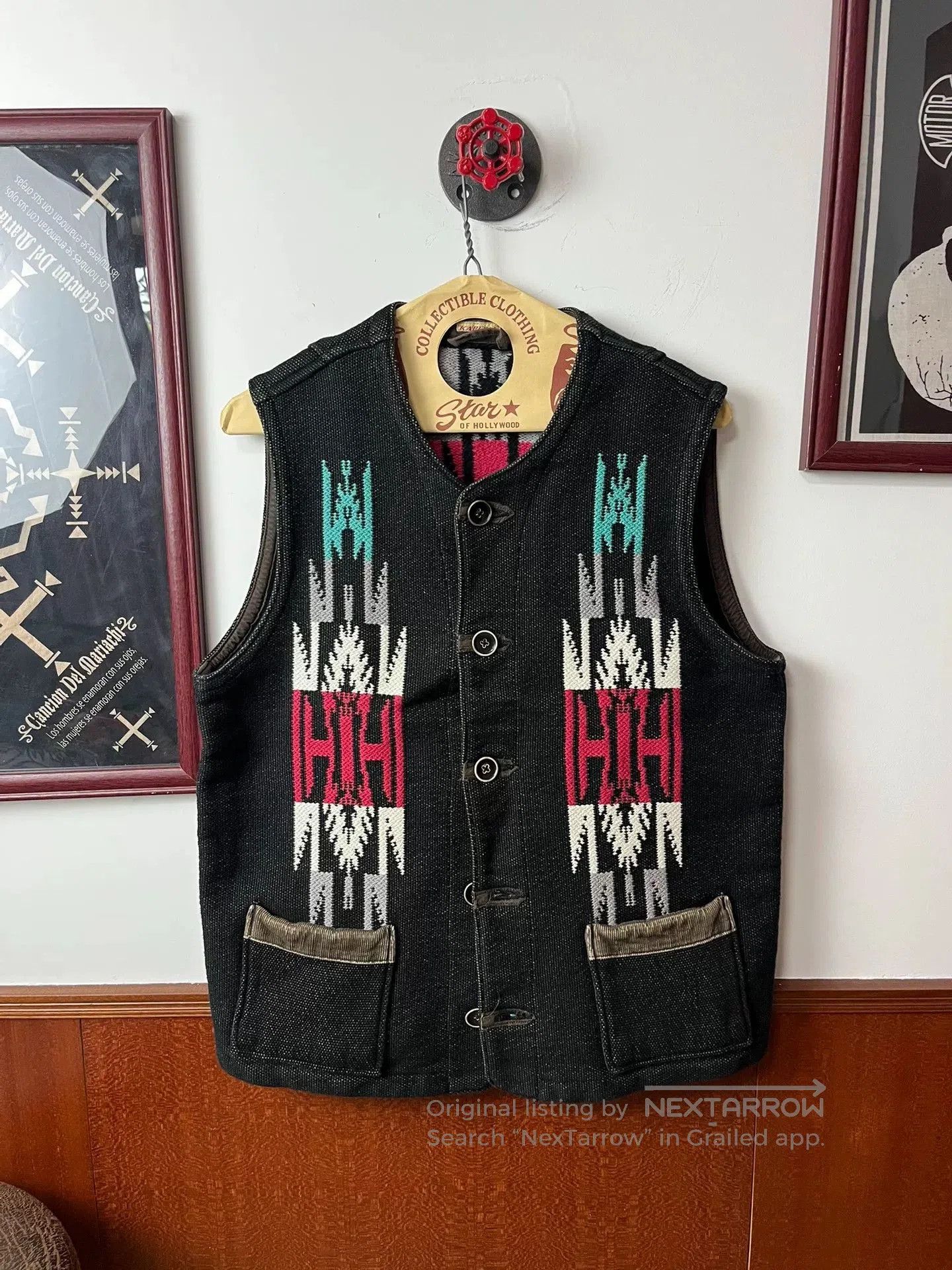 Hiroshi Kato Vintage Katipal Hirasawa Waistcoat. Size US L / EU 52-54 / 3 - 2 Thumbnail