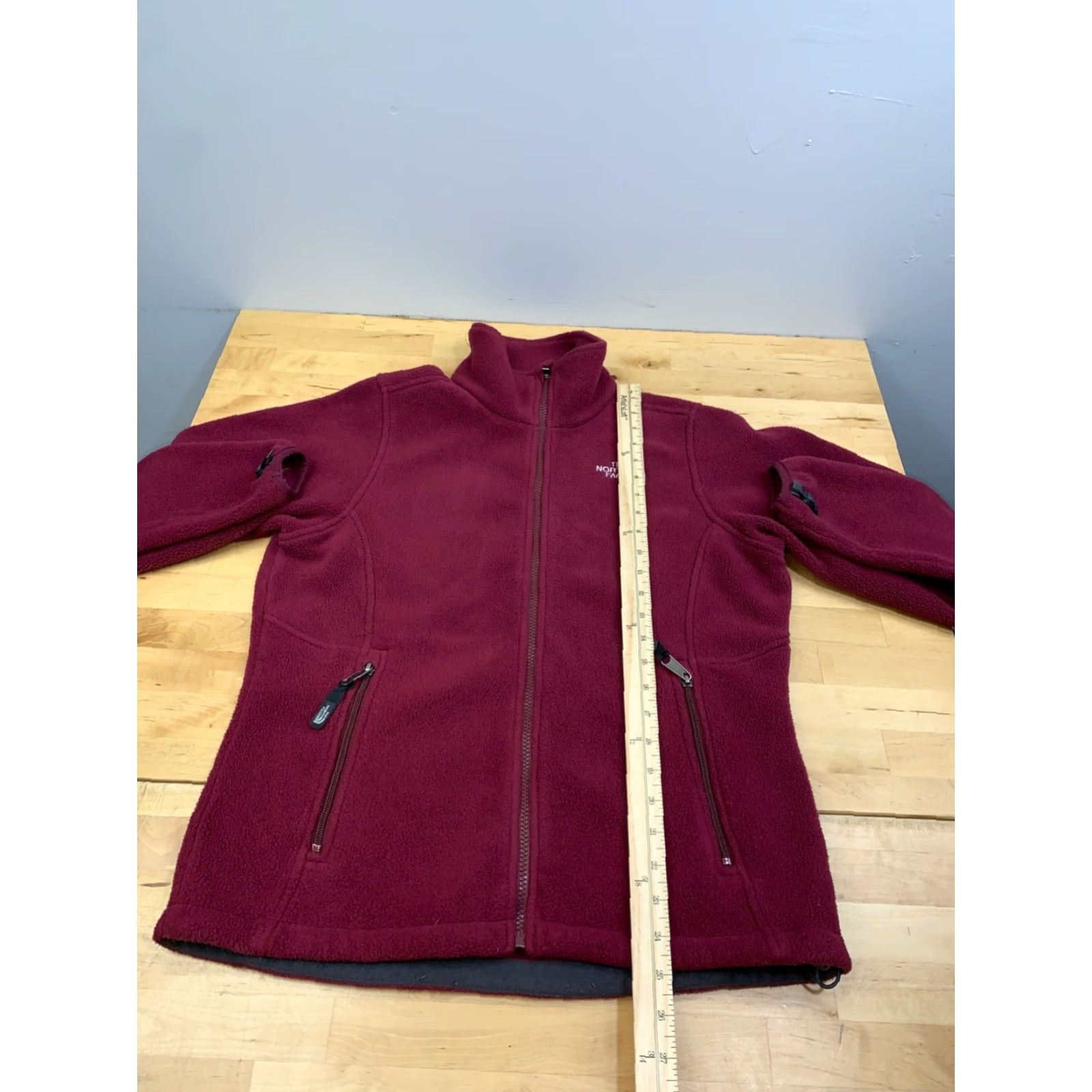 The North Face The North Face Fleece Jacket Womens M Burgundy Red Casual Outdoor Full Zip Jacket Size M / US 6-8 / IT 42-44 - 6 Thumbnail