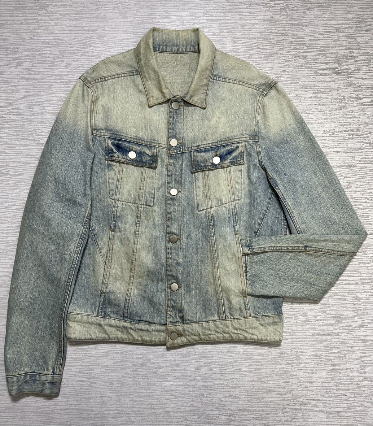 Balmain Balmain - Christophe Decarnin - Vintage Washed Denim Jacket Size US L / EU 52-54 / 3 - 2 Thumbnail