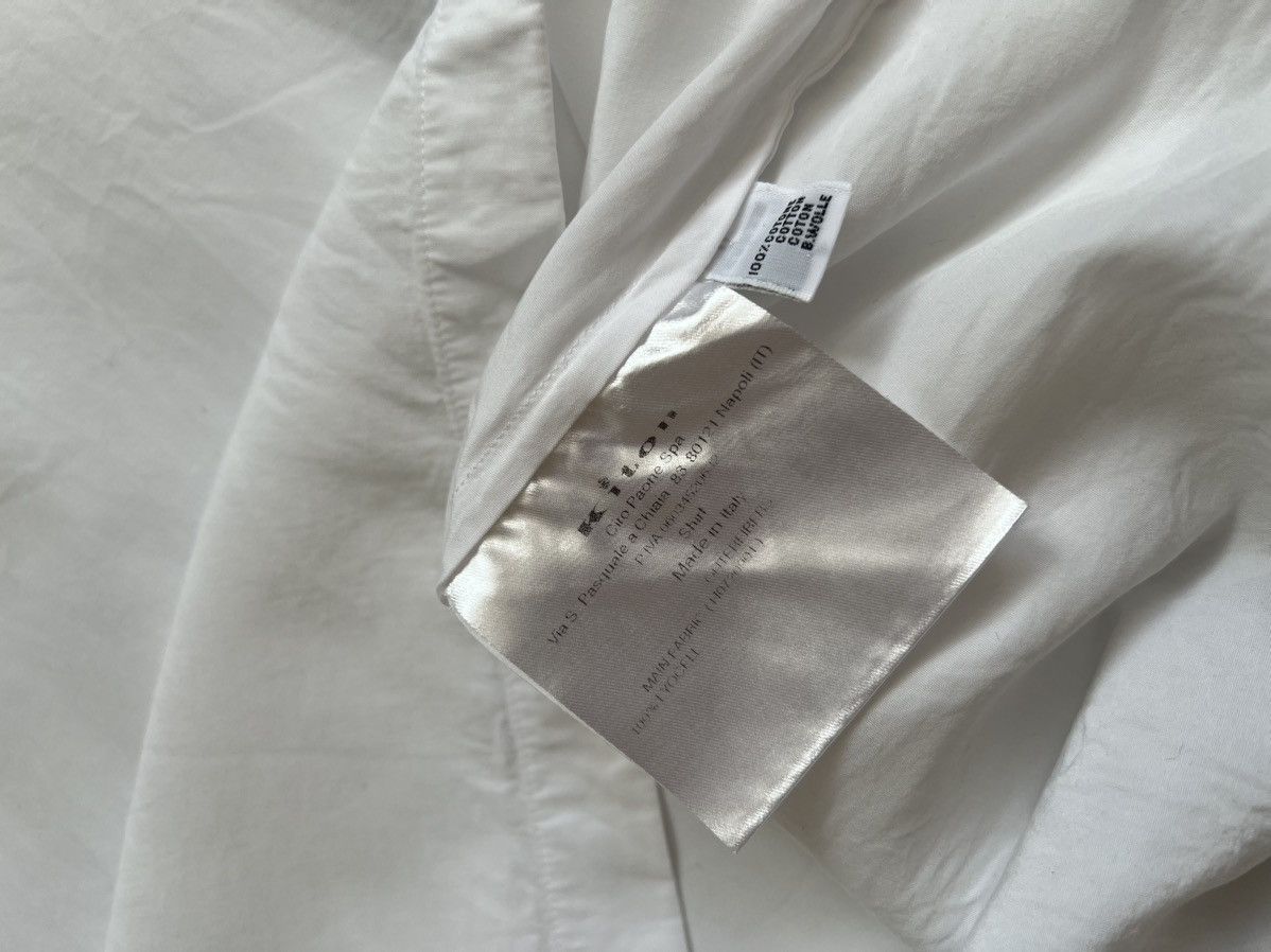 Kiton Kiton White Lyocell Light Mens Shirt Size 4XL Size US XXL / EU 58 / 5 - 7 Thumbnail