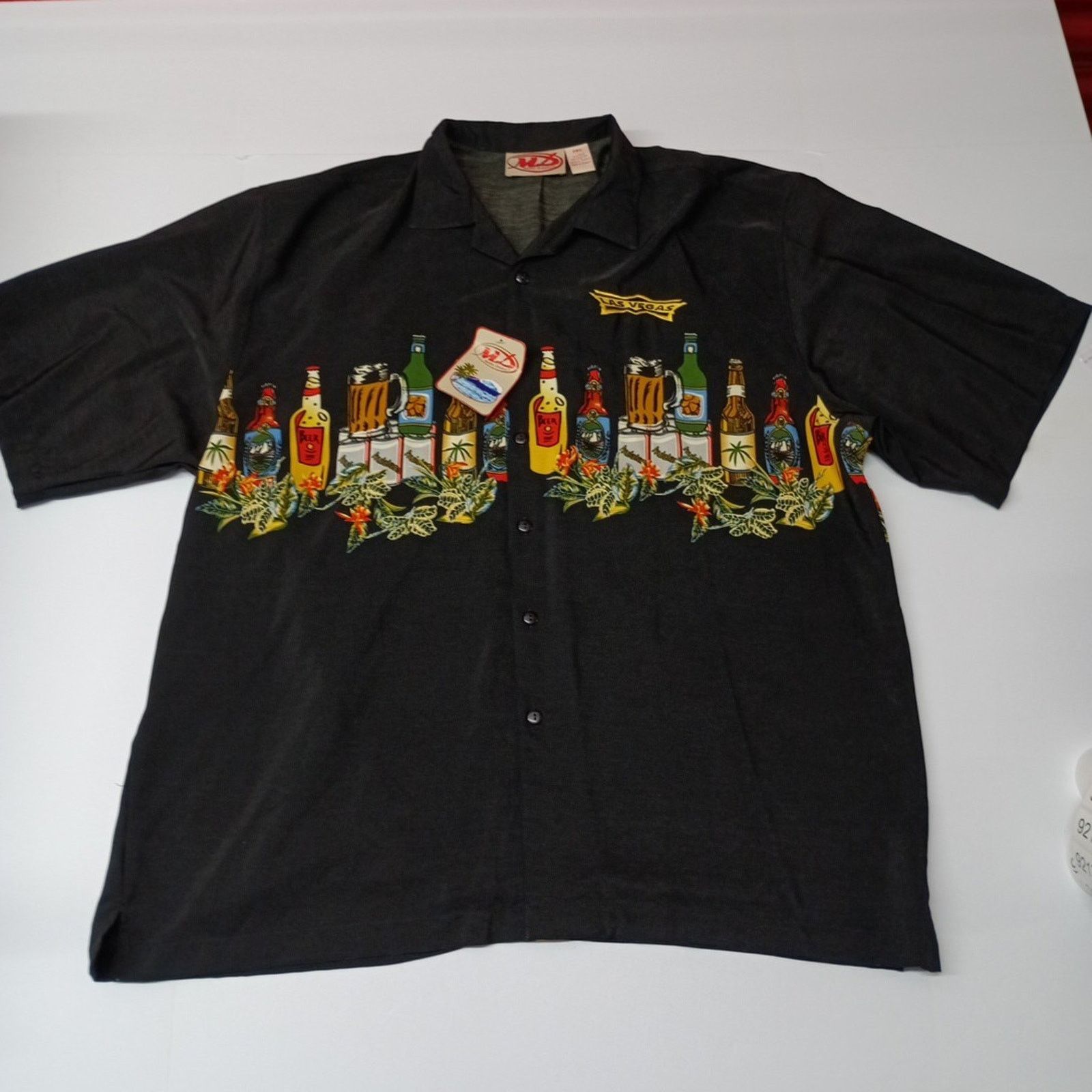Other MD Malibu Dreams Men's Black Beer Las Vegas Shirt Size 2XL Size US XXL / EU 58 / 5 - 1 Thumbnail