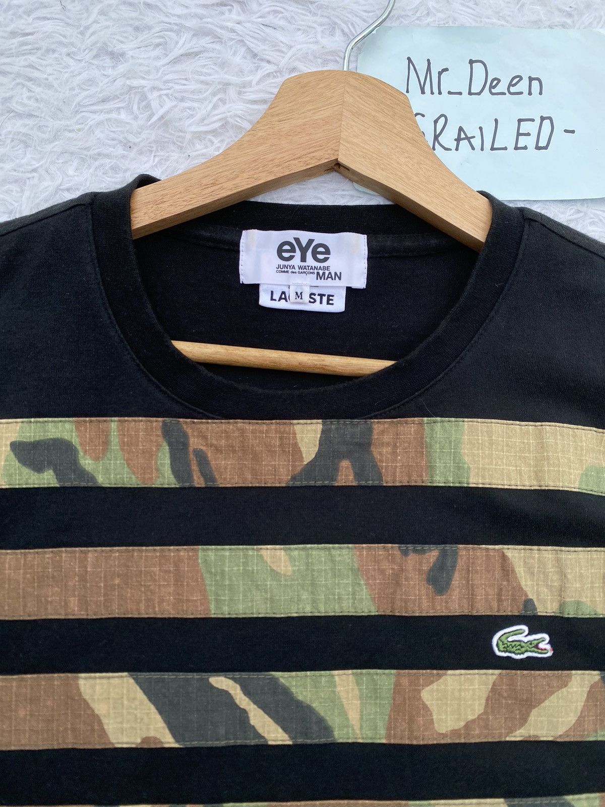 Junya Watanabe × Lacoste Rare AD2006 Lacoste x CDG Junya Watanabe Camo Tshirt Size US M / EU 48-50 / 2 - 9 Thumbnail