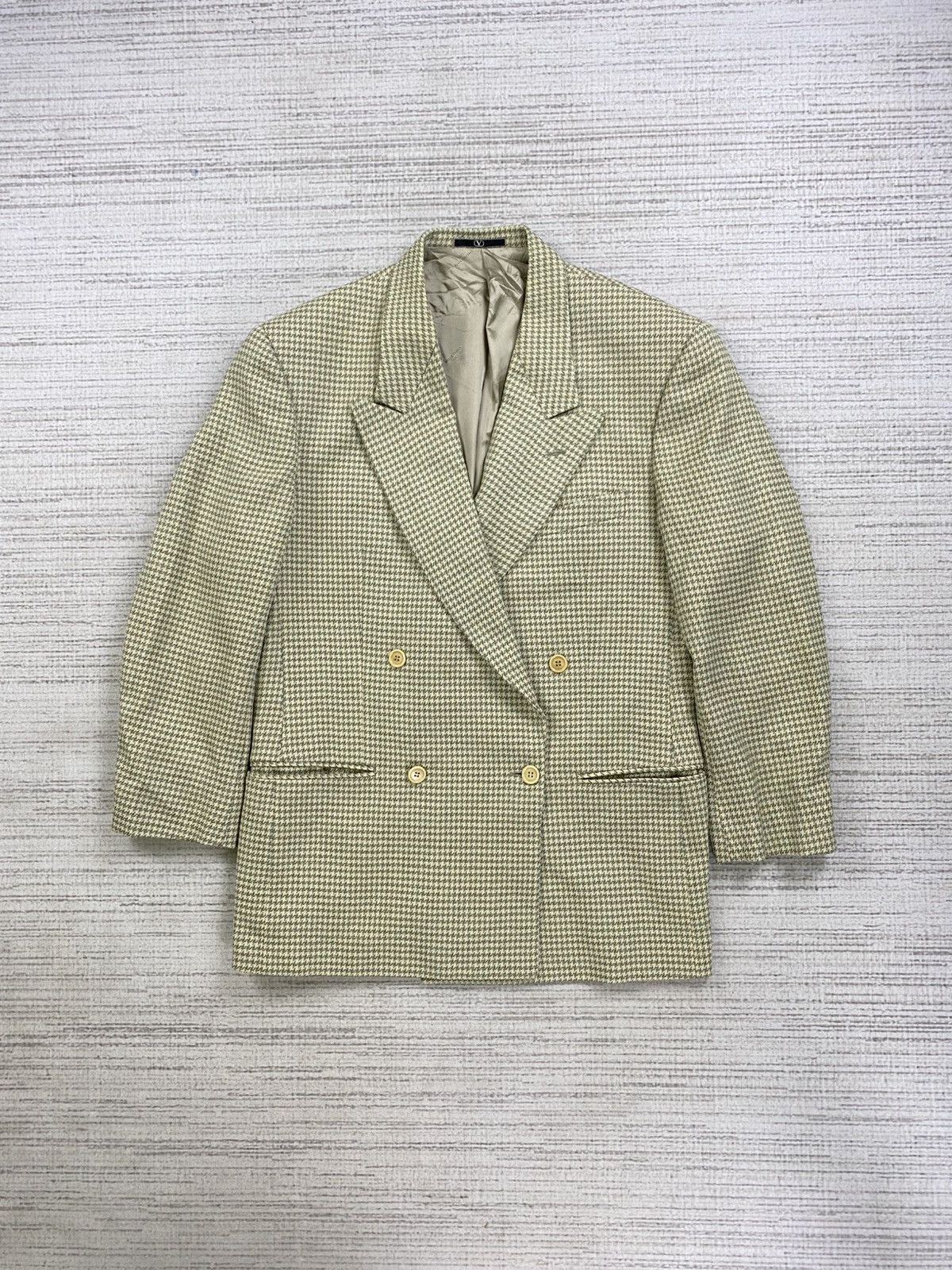 Designer × Valentino × Vintage Vintage Valentino Garavani Double Breasted Blazer Jacket Size US M / EU 48-50 / 2 - 1 Thumbnail