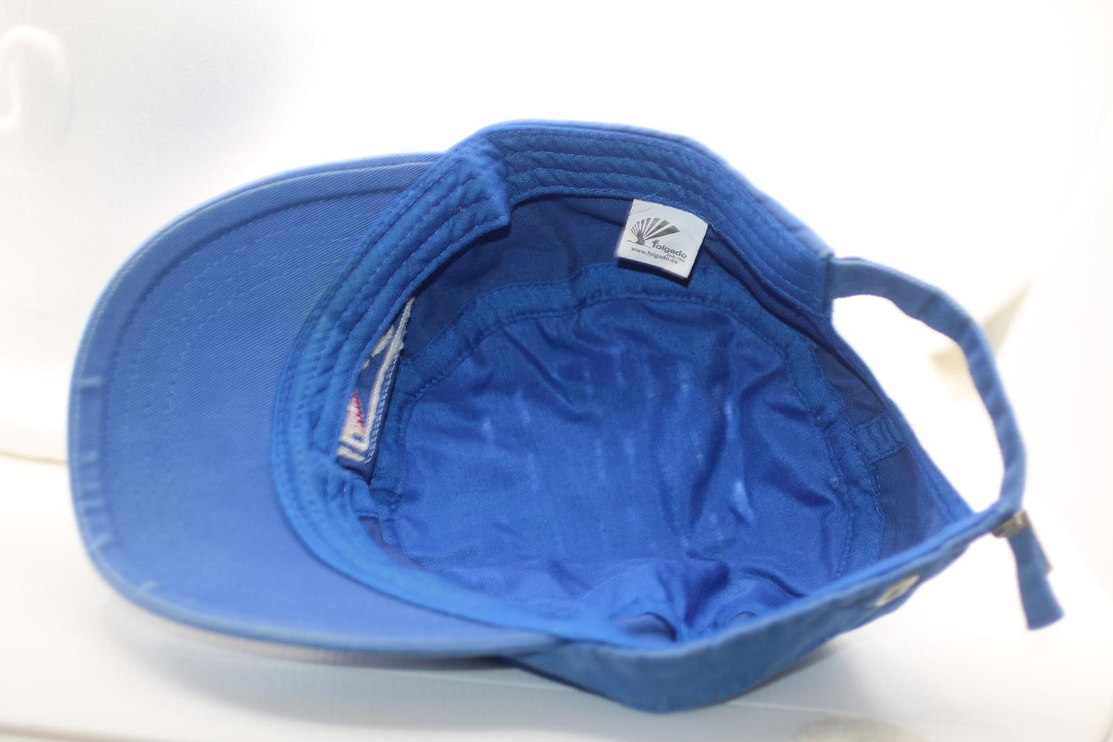 Point Zero Vintage Cuba Blue Military Style Cap Distressed Adjustable Size ONE SIZE - 9 Thumbnail