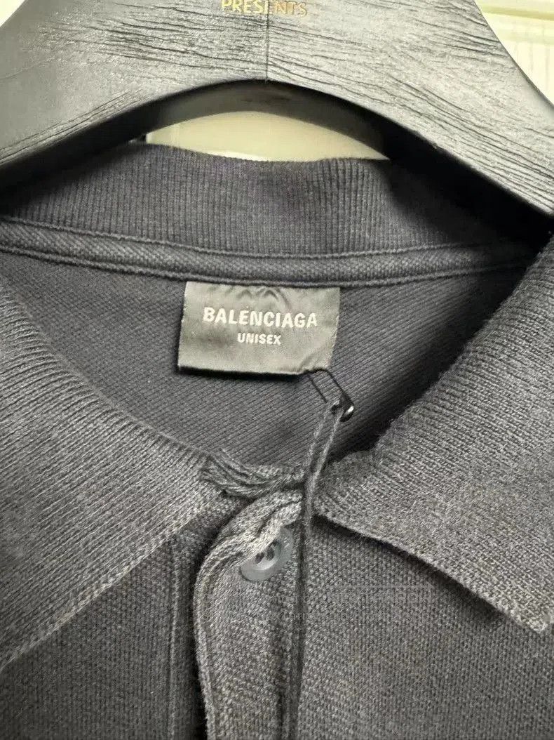 Balenciaga Balenciaga Black Wheat Embroidery Polo. Size US M / EU 48-50 / 2 - 5 Thumbnail