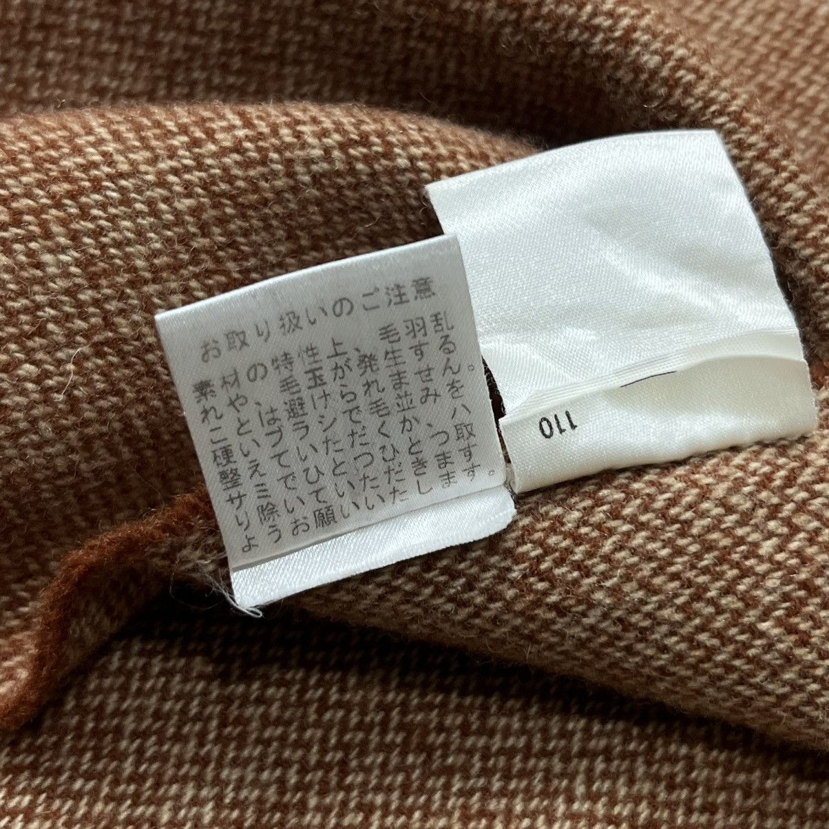 Ralph Lauren Ralph Lauren Reversible Wool Brown Wrap Size ONE SIZE - 5 Thumbnail