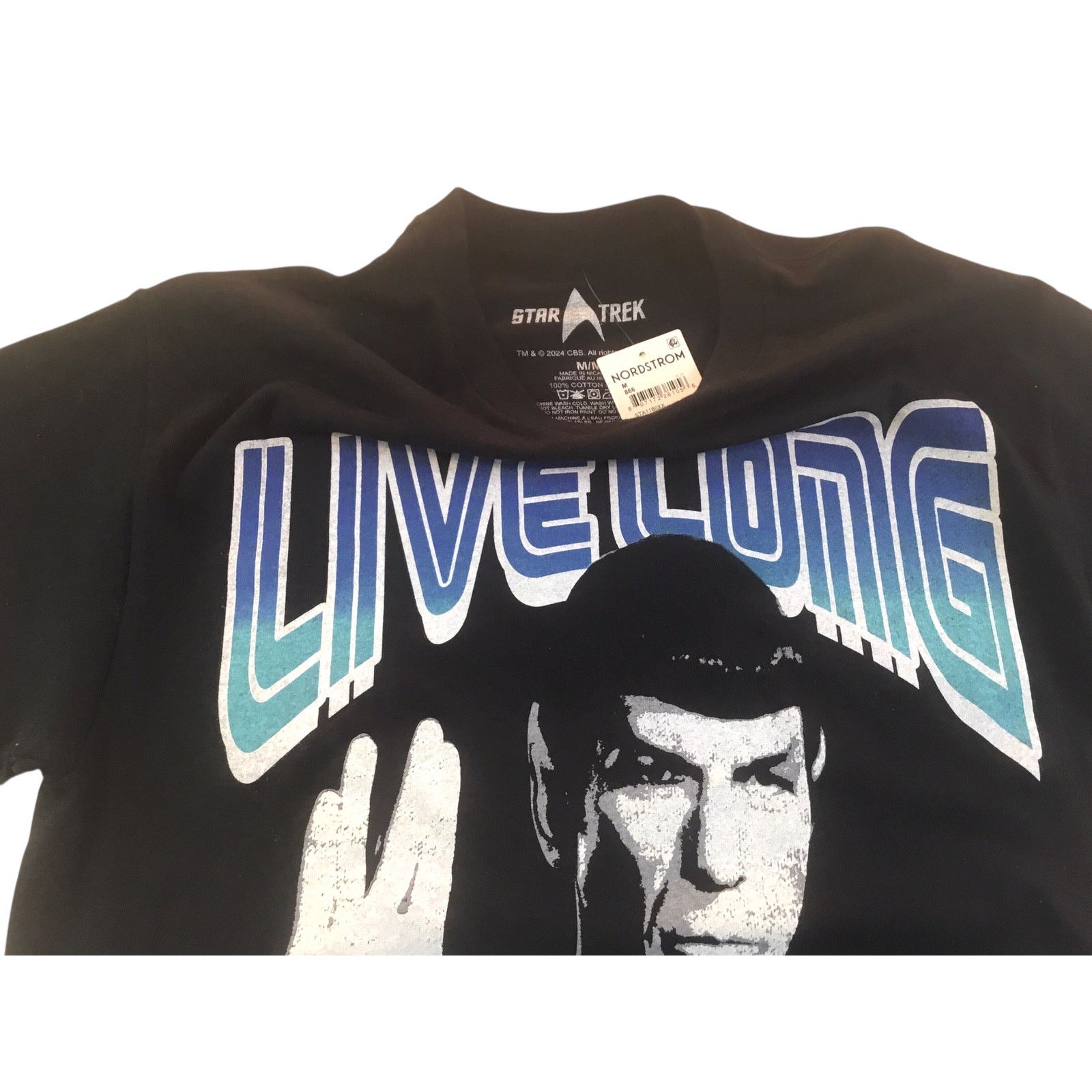 Other Star Trek Live Long Prosper T-Shirt Black Blue Medium NWT Size US M / EU 48-50 / 2 - 2 Thumbnail