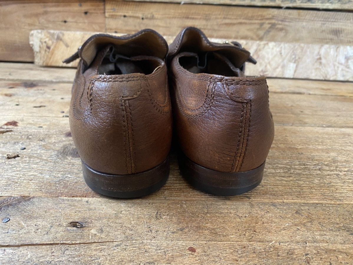 Gucci Gucci brown double monk strap brown leather shoes uk10,sz44 Size US 11 / EU 44 - 7 Thumbnail