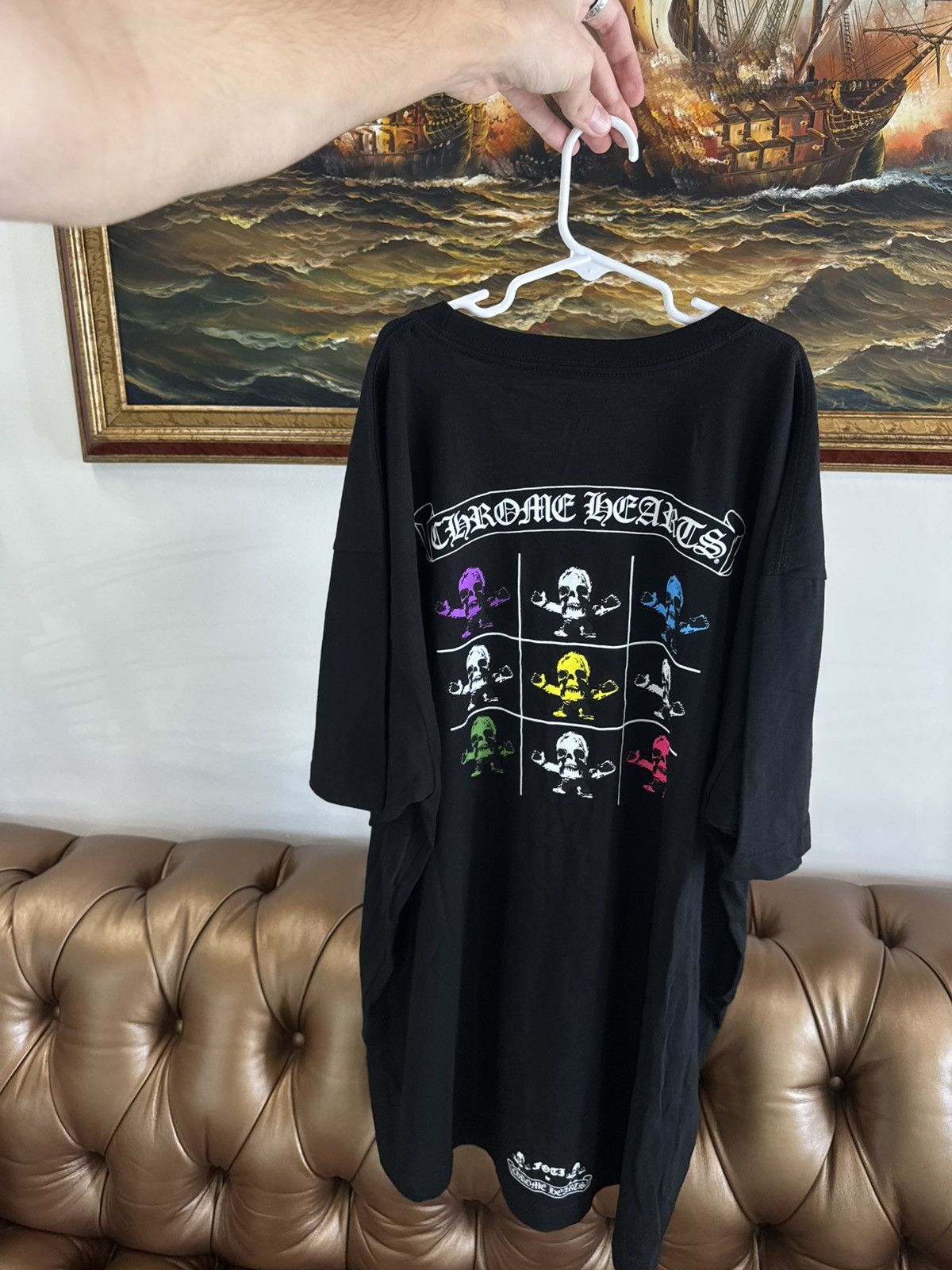 Chrome Hearts Chrome Hearts Short Sleeve T-shirt FOTI Black New Size US XXL / EU 58 / 5 - 2 Thumbnail