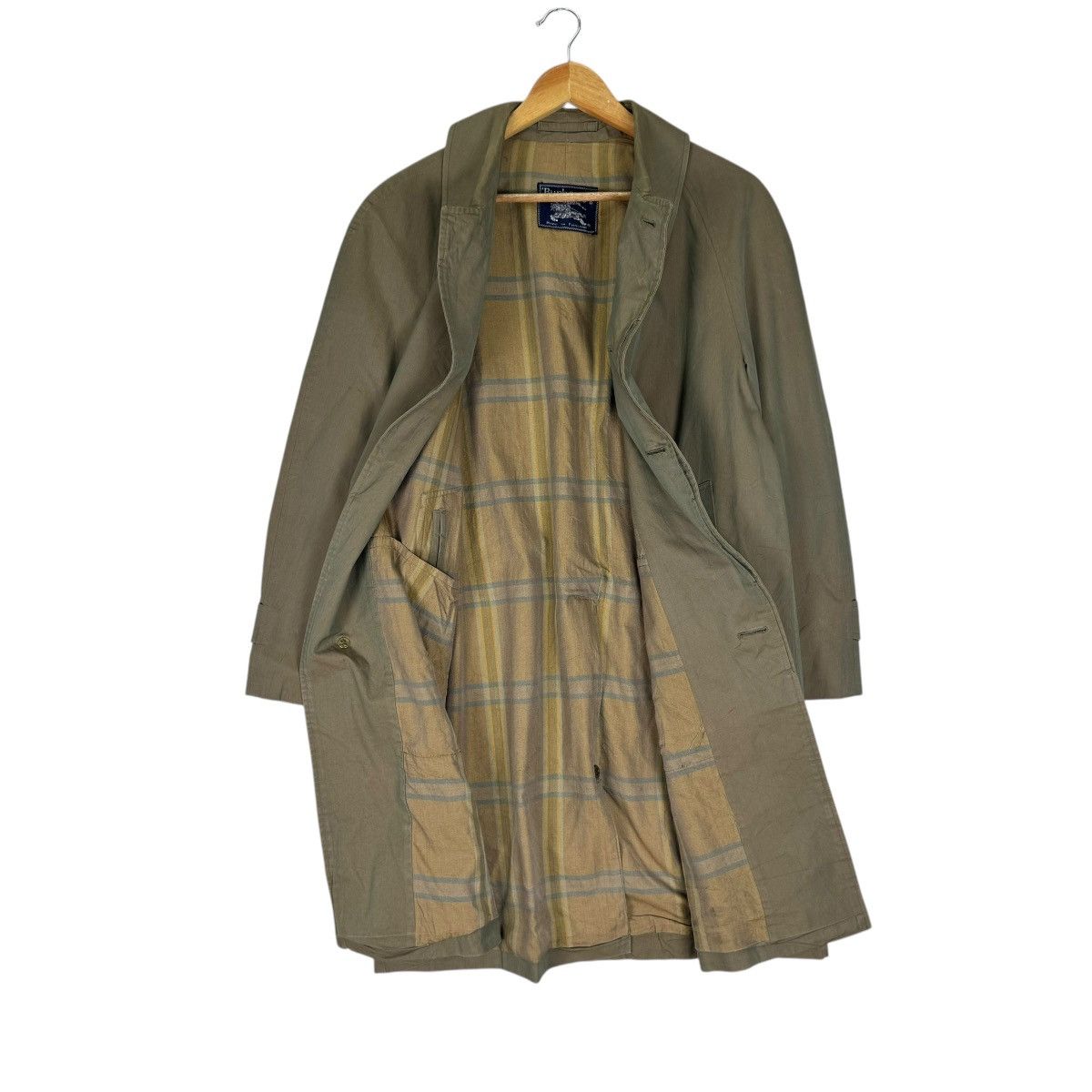 Burberry ☀️BURBERRYS ENGLAND NOVA CHECK OVERCOAT LONG JACKET Size US M / EU 48-50 / 2 - 7 Thumbnail