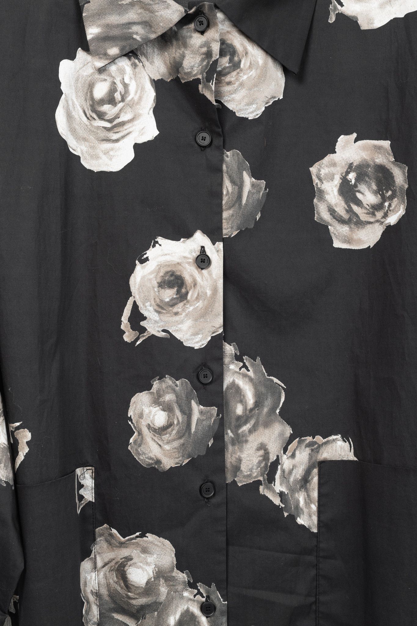 Other Liviana Conti Floral Cotton-Poplin Oversized Shirt Jacket Size L / US 10 / IT 46 - 7 Thumbnail