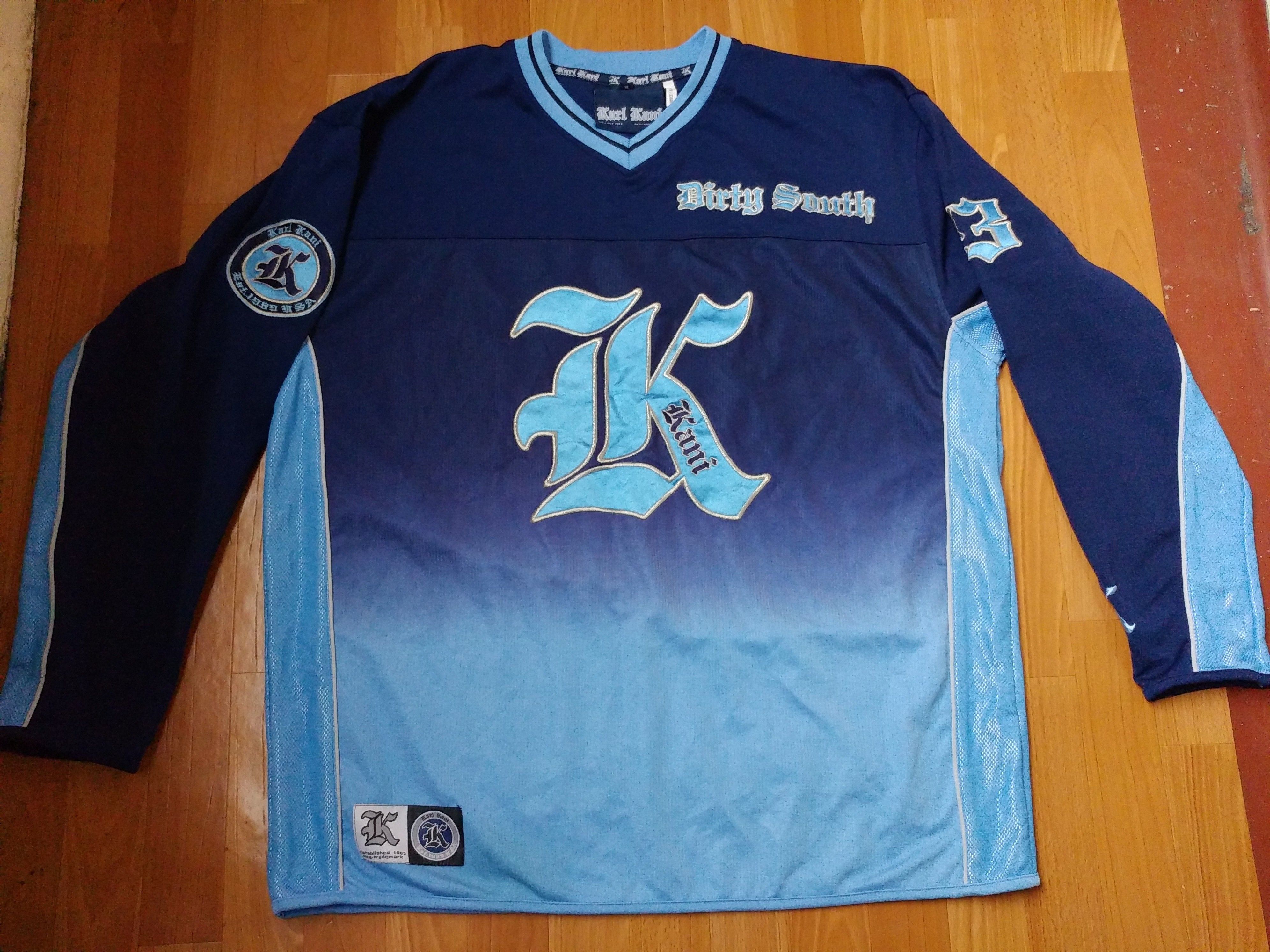 Karl Kani KARL KANI jersey, Dirty South, vintage hip hop t-shirt, L Size US L / EU 52-54 / 3 - 2 Thumbnail