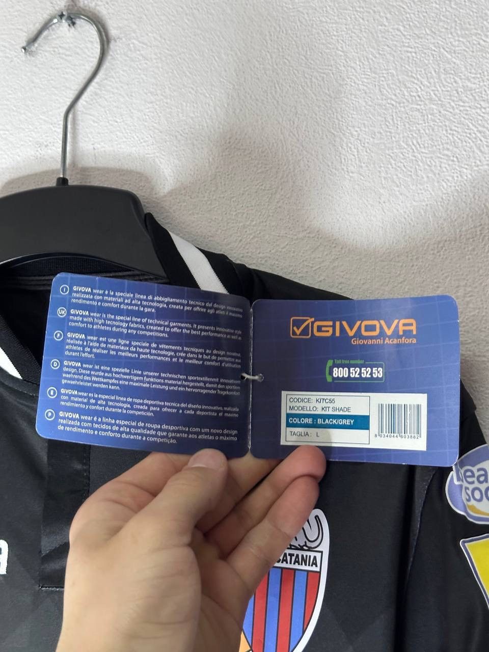 Other Givova Calcio Catania Beach Soccer Jersey Chiavaro #13 L Size US L / EU 52-54 / 3 - 7 Thumbnail