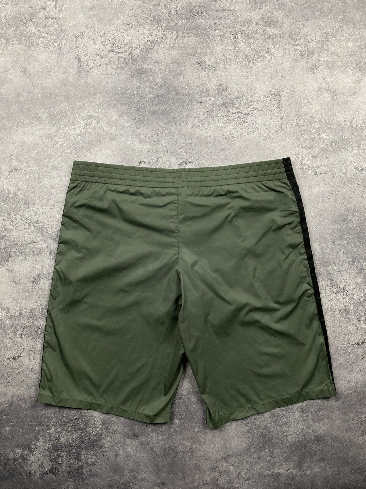 Prada Vintage Prada Nylon Swim Shorts Rare Metal Green Size US 32 / EU 48 - 19 Thumbnail