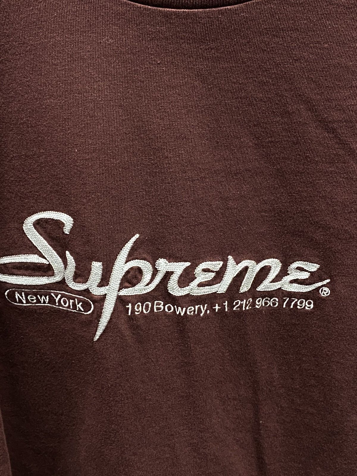 Supreme SUPREME NEW YORK LOGO TEE Size US S / EU 44-46 / 1 - 2 Thumbnail