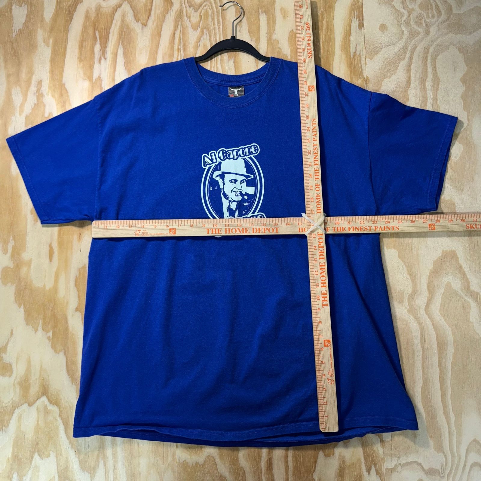 Hanes Vintage Y2K Al Capone Chicago mafia gangster 2000s t-shirt Size US XXL / EU 58 / 5 - 4 Thumbnail