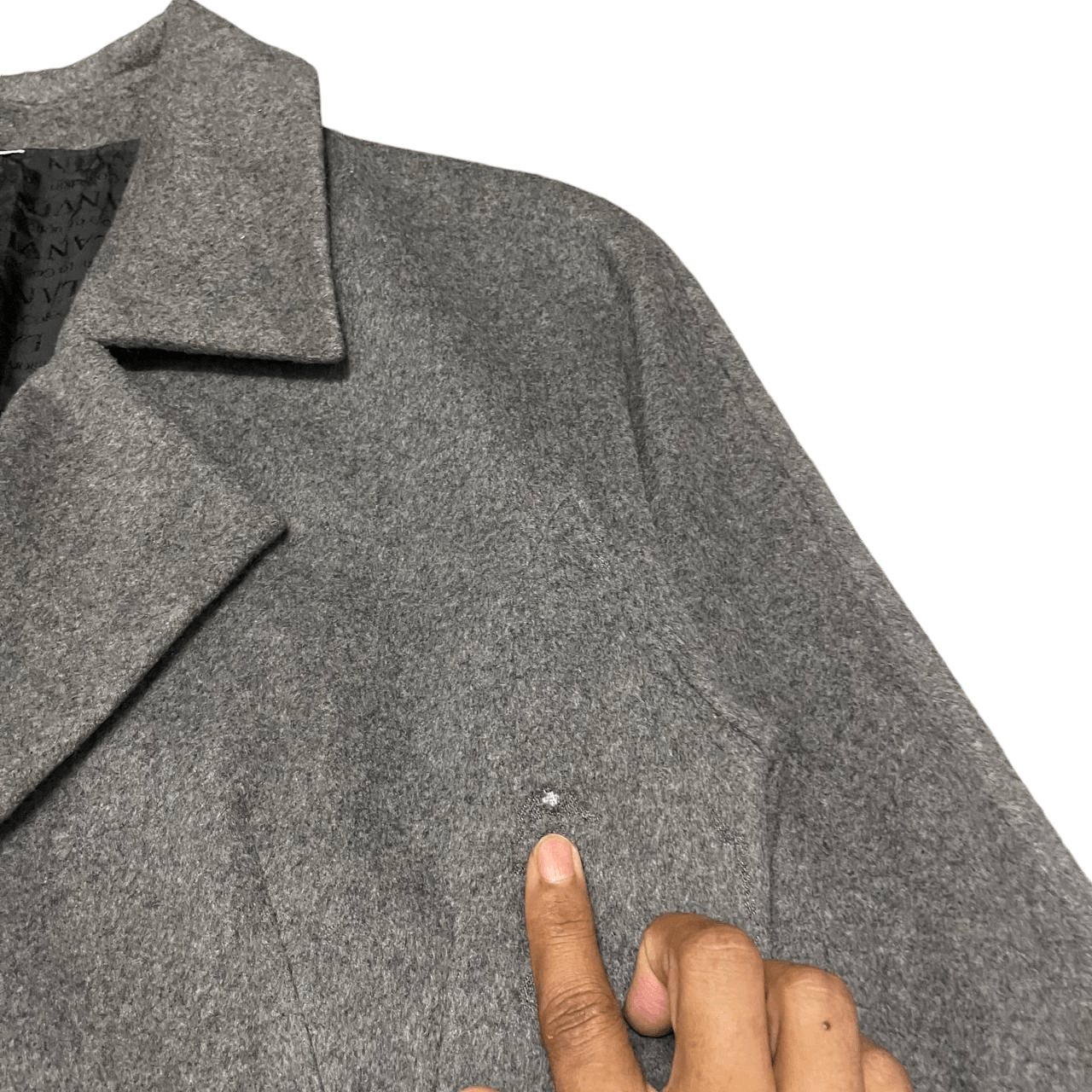 Lanvin Vintage Lanvin La Collection Cashmere Long Coat Monogram Size US M / EU 48-50 / 2 - 9 Thumbnail