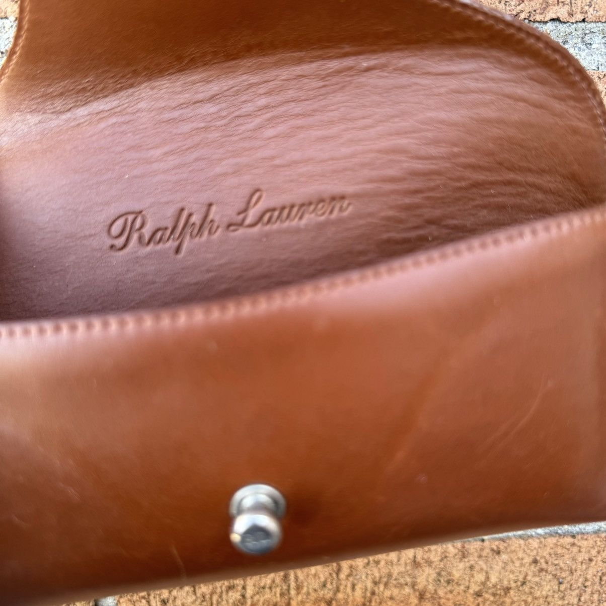 Ralph Lauren Black & Silver Aviator Sunglasses Size ONE SIZE - 5 Thumbnail