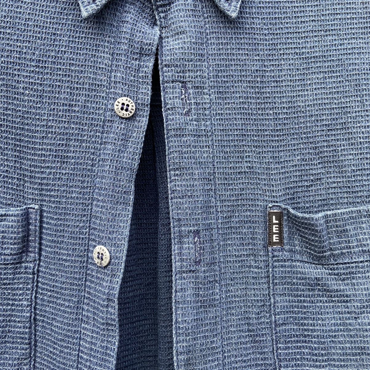 Japanese Brand × Lee × Vintage Lee Sanforized Waffle Shirt Size US S / EU 44-46 / 1 - 5 Thumbnail