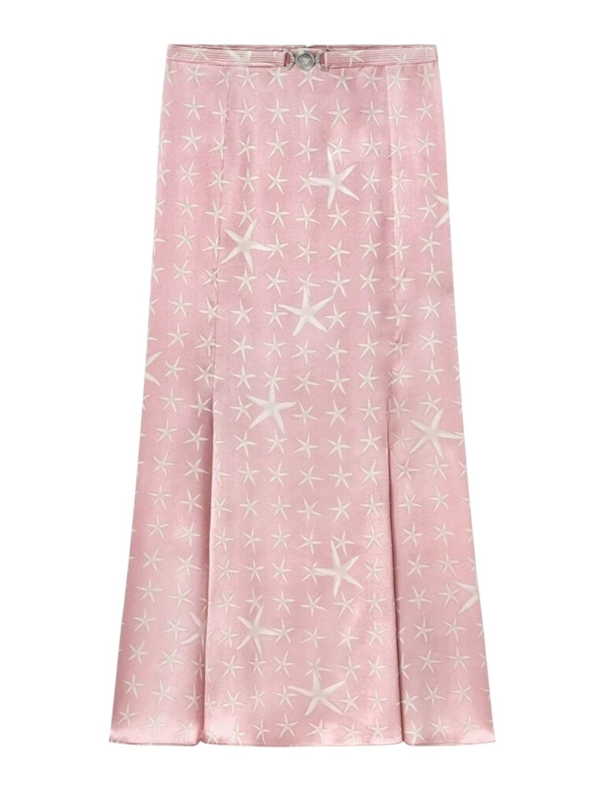 Versace Versace Silk Starfish Print Midi Skirt – Size XS Size 26" / US 2 / IT 38 - 5 Thumbnail