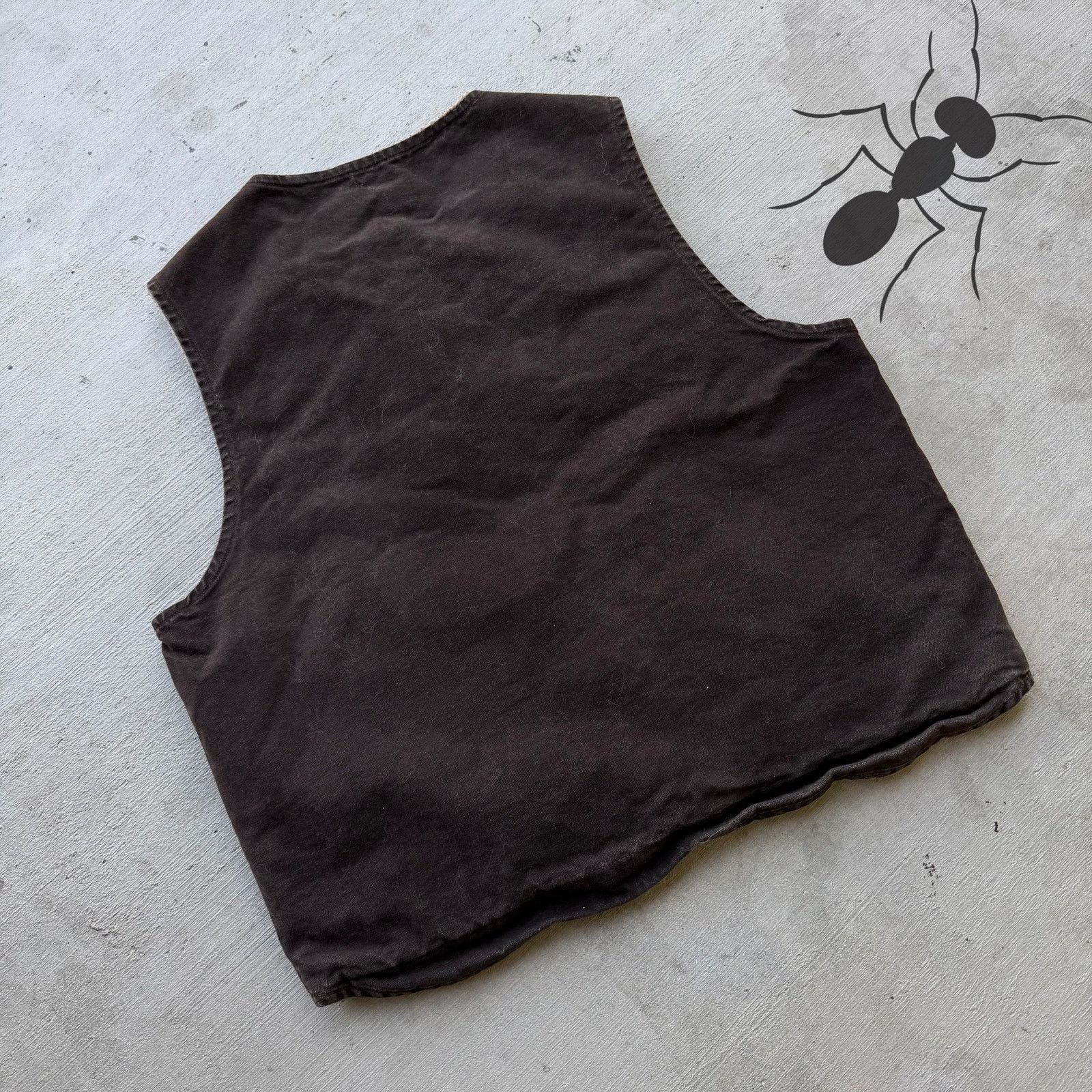 Carhartt × Vintage Carhartt V26 DKB brown work wear vest Size US XL / EU 56 / 4 - 4 Thumbnail
