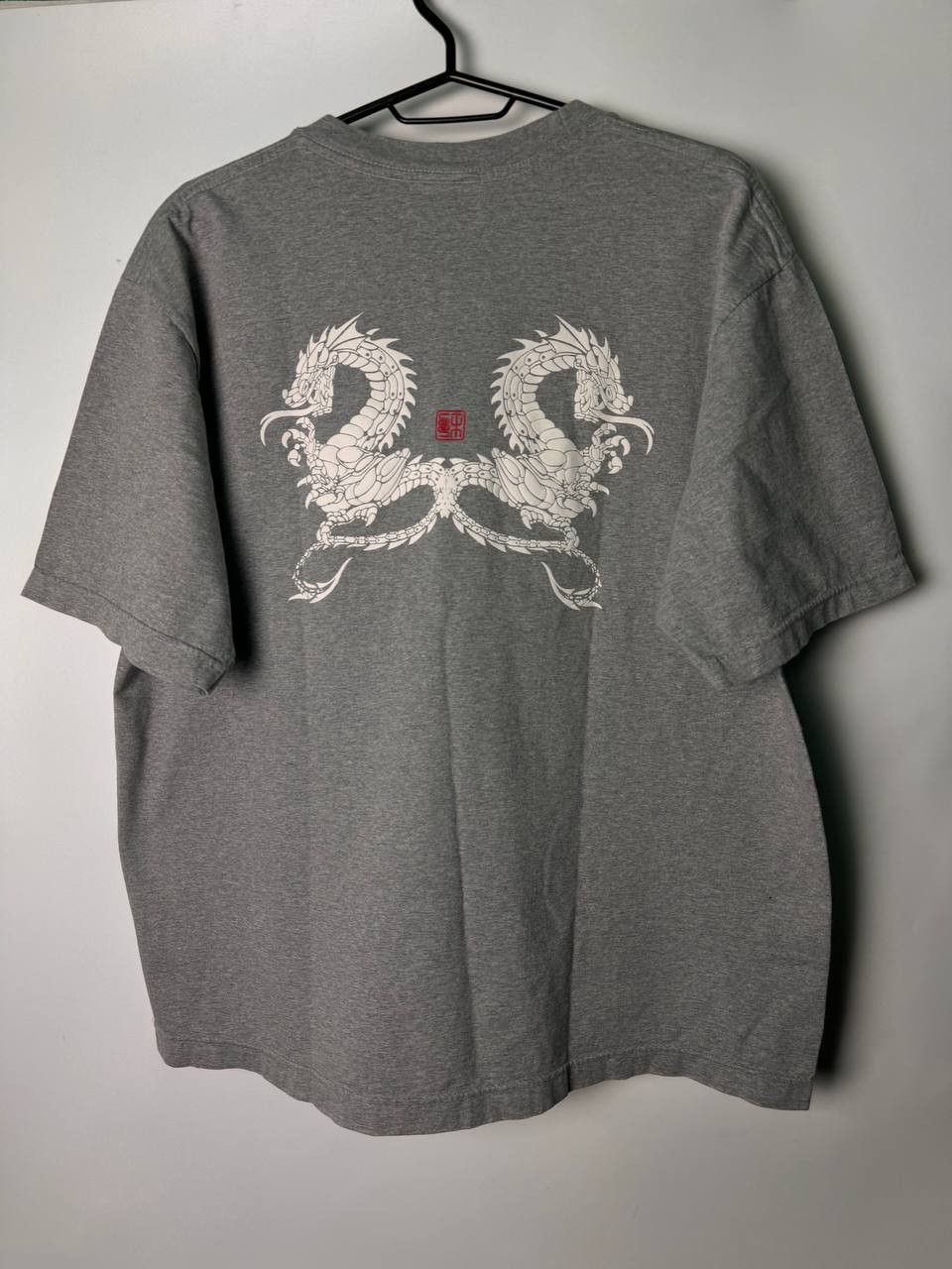 Japanese Brand Vintage 80s Stussy Japanese Dragon printed T-shirt Size US L / EU 52-54 / 3 - 2 Thumbnail