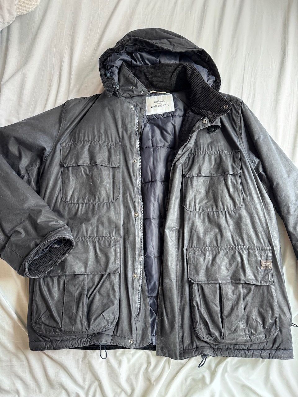 Norse Projects Barbour Wax Ursula Insulated Jacket Size US L / EU 52-54 / 3 - 1 Thumbnail