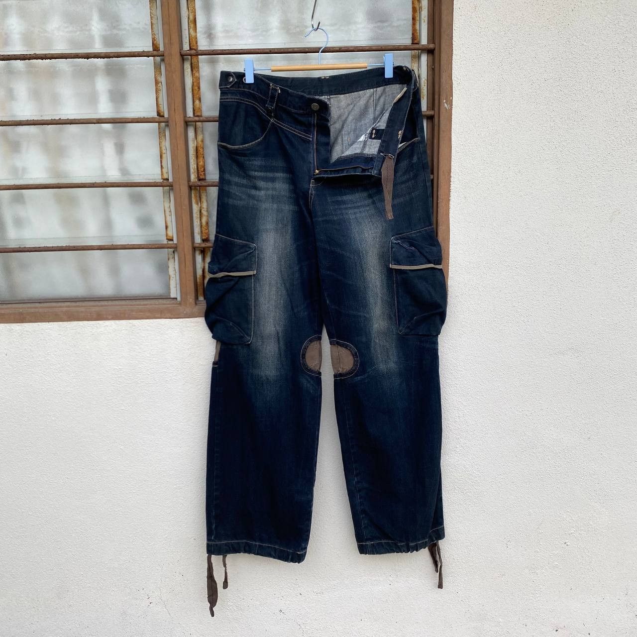 PPFM Rare Archival PPFM "Yellow Riot" Paratrooper Cargo Denim Size US 35 - 11 Thumbnail