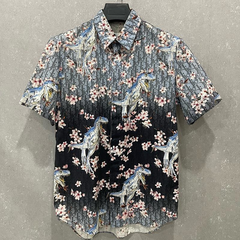 Dior Dior x Sorayama Dinosaur Print Shirt Size M Size US M / EU 48-50 / 2 - 1 Thumbnail