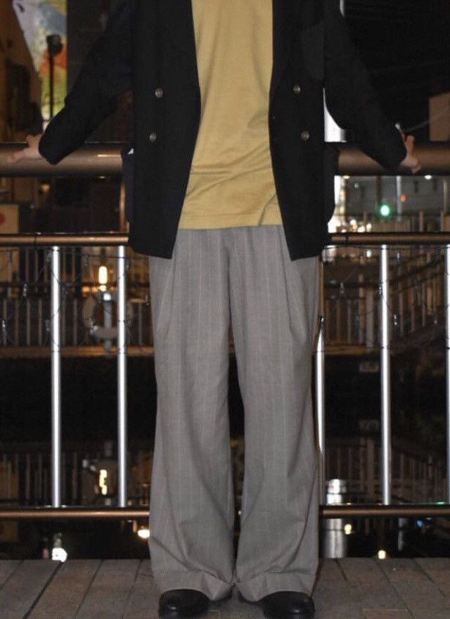 Japanese Brand FW18 Takahiro Matsushita Plaid Trousers Size US 31 - 8 Thumbnail