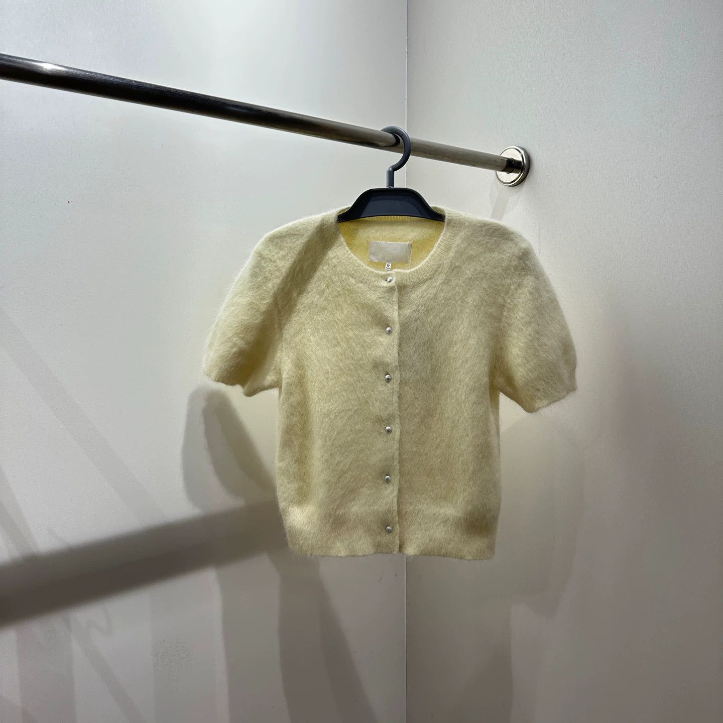 Maison Margiela MM Angora Rabbit Hair Knit Short Sleeve M Size XS / US 0-2 / IT 36-38 - 1 Thumbnail