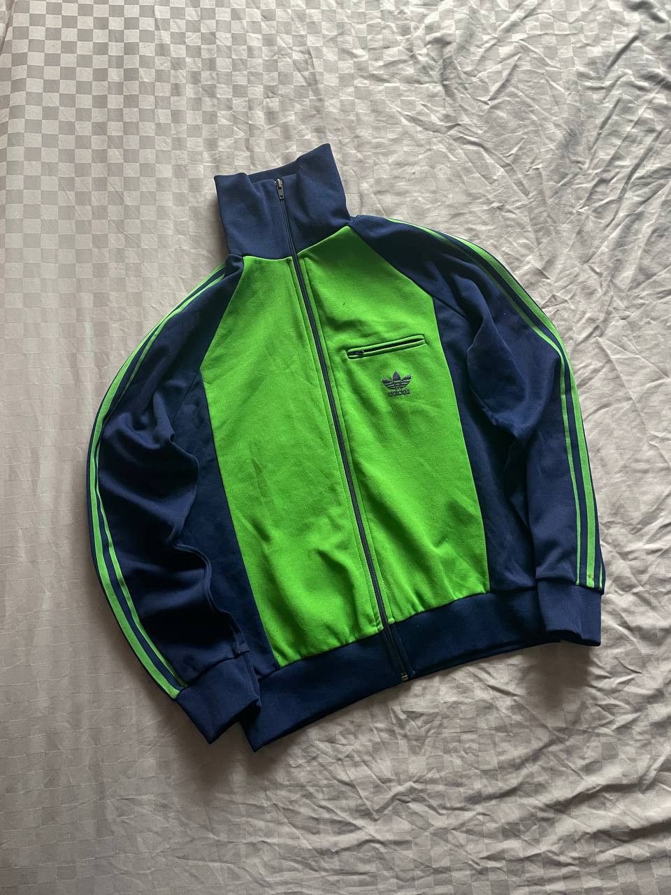 Adidas Rare VTG 70s-80s Adidas Track Top Jacket Size 8 / L Size US S / EU 44-46 / 1 - 1 Thumbnail