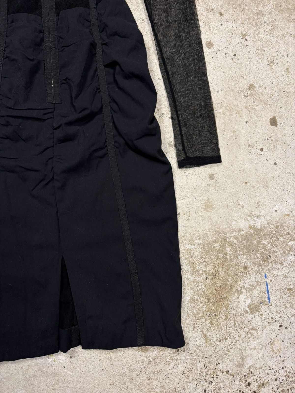 Dolce & Gabbana 2000s Dolce & Gabbana Mesh Silk Corset Dress Sheer Panels Size XS / US 0-2 / IT 36-38 - 13 Thumbnail