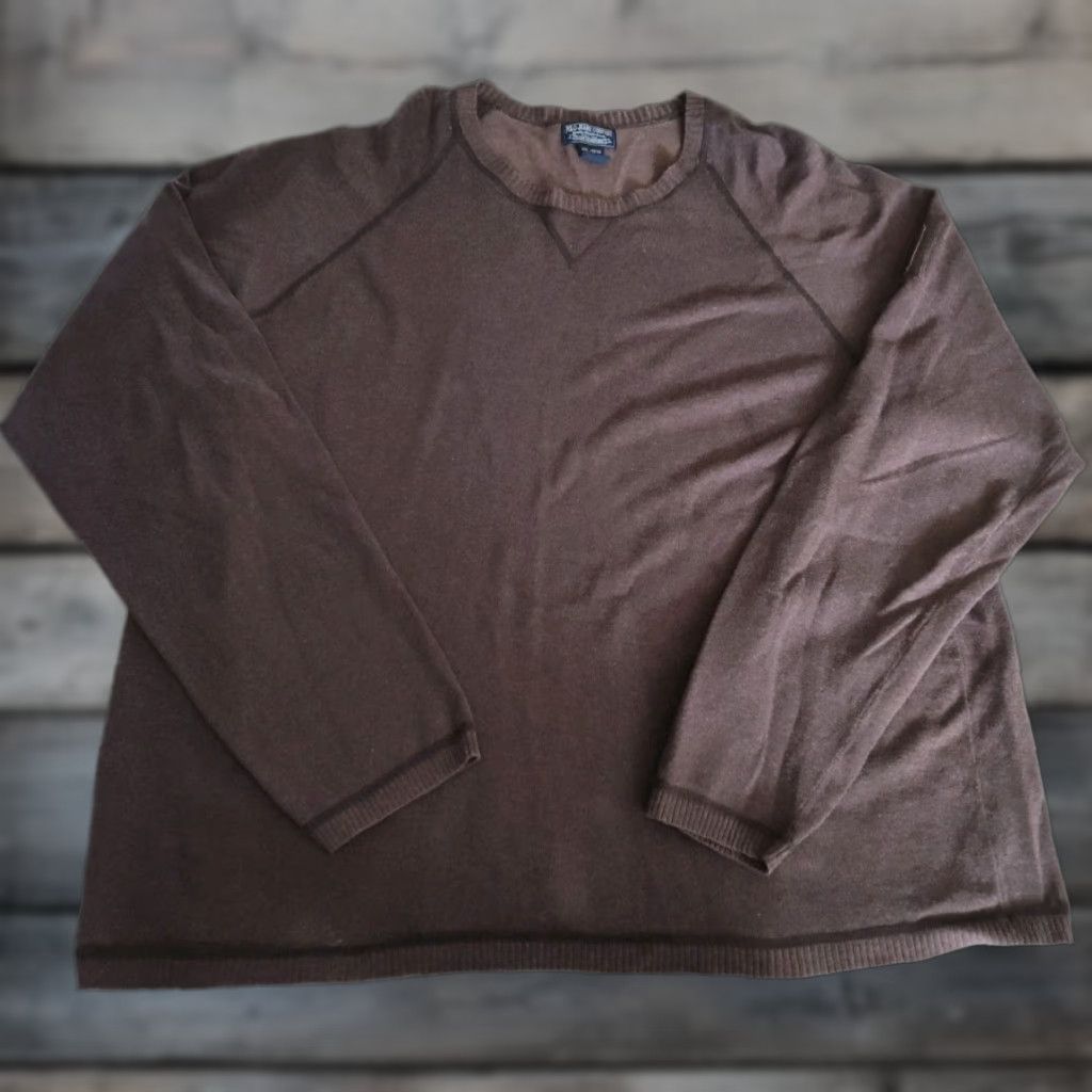 Ralph Lauren VINTAGE Ralph Lauren Polo Shirt Long Sleeve Men 2XL Casual Solid Brown 90s Y2K Size US XXL / EU 58 / 5 - 1 Thumbnail