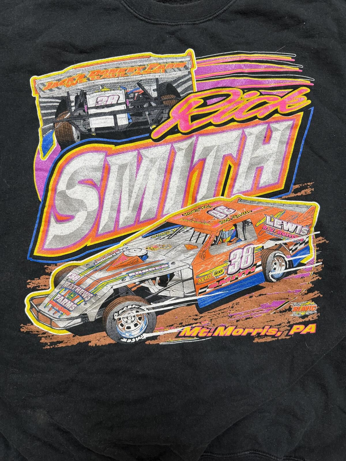 Other Vintage Rick Smith Race Car Black Crewneck Size US XL / EU 56 / 4 - 2 Thumbnail