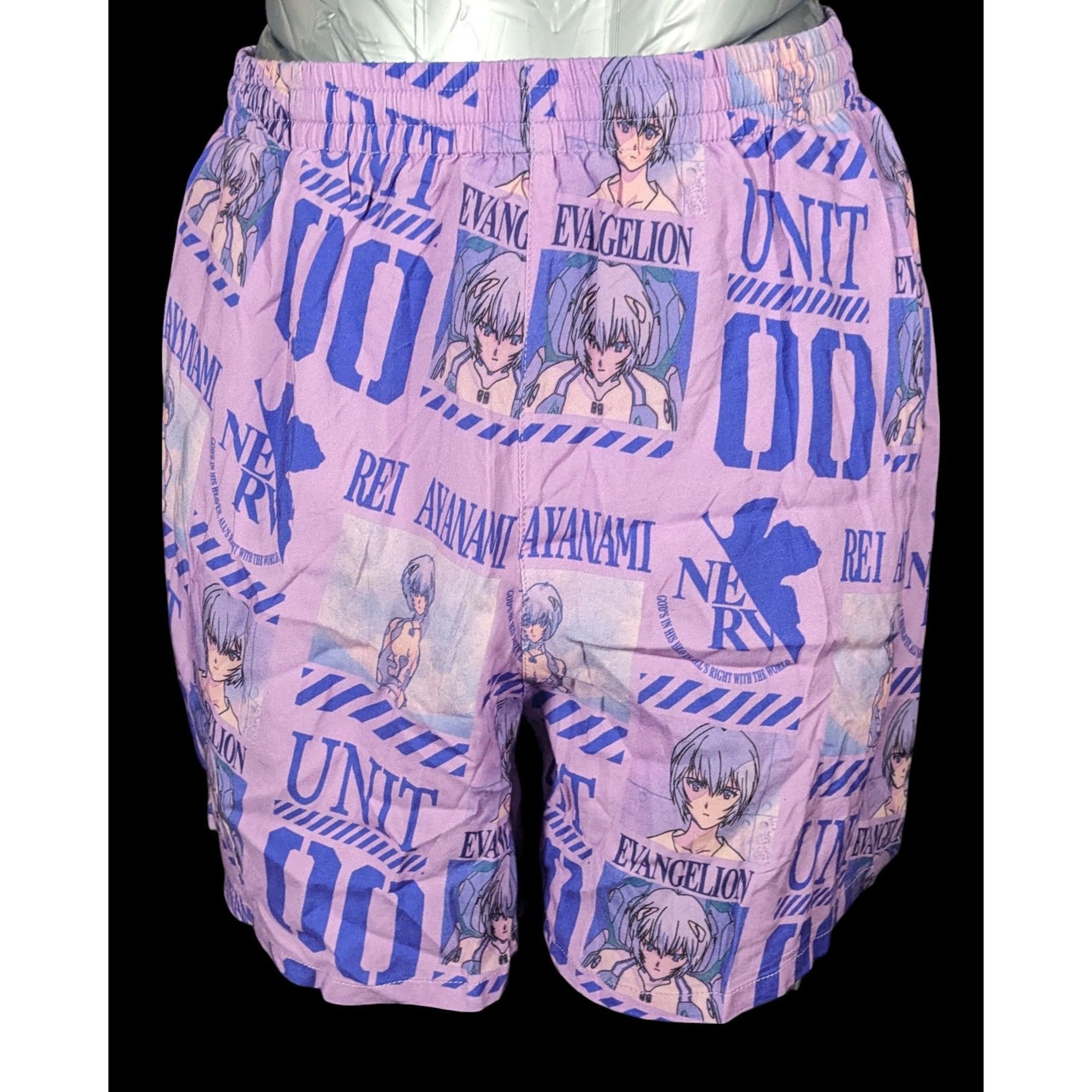 Other Evangelion Eva Unit Purple Shorts With Mesh Lining Size XS Size US 26 / EU 42 - 1 Thumbnail