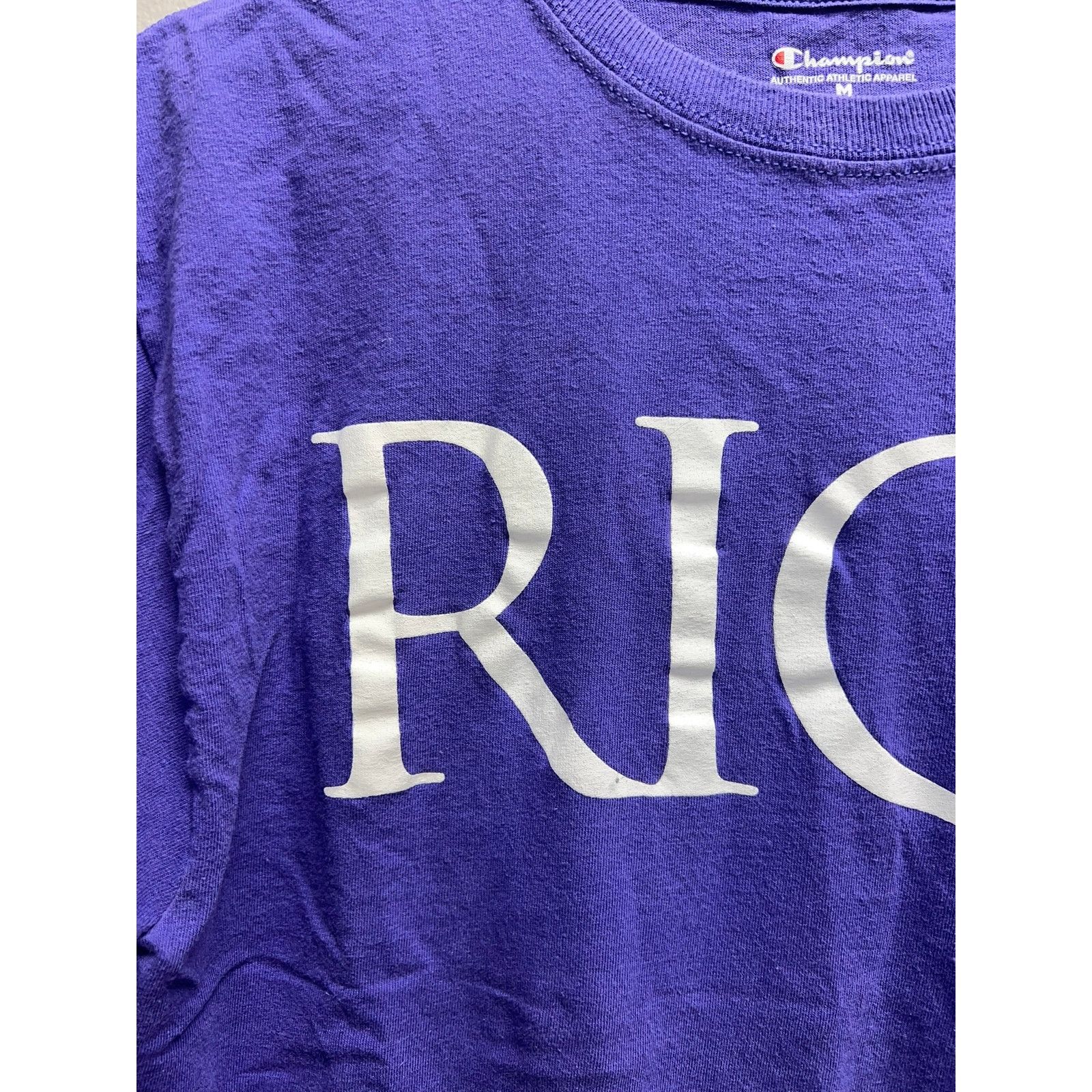 Champion Rice University Shirt Spellout Purple College Tee Champion M Size US M / EU 48-50 / 2 - 3 Thumbnail