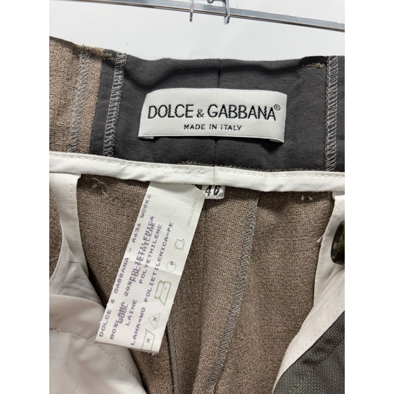Dolce & Gabbana NWT Vintage 90s Dolce & Gabbana Patchwork Trousers Sz IT 46 Size US 30 / EU 46 - 8 Thumbnail