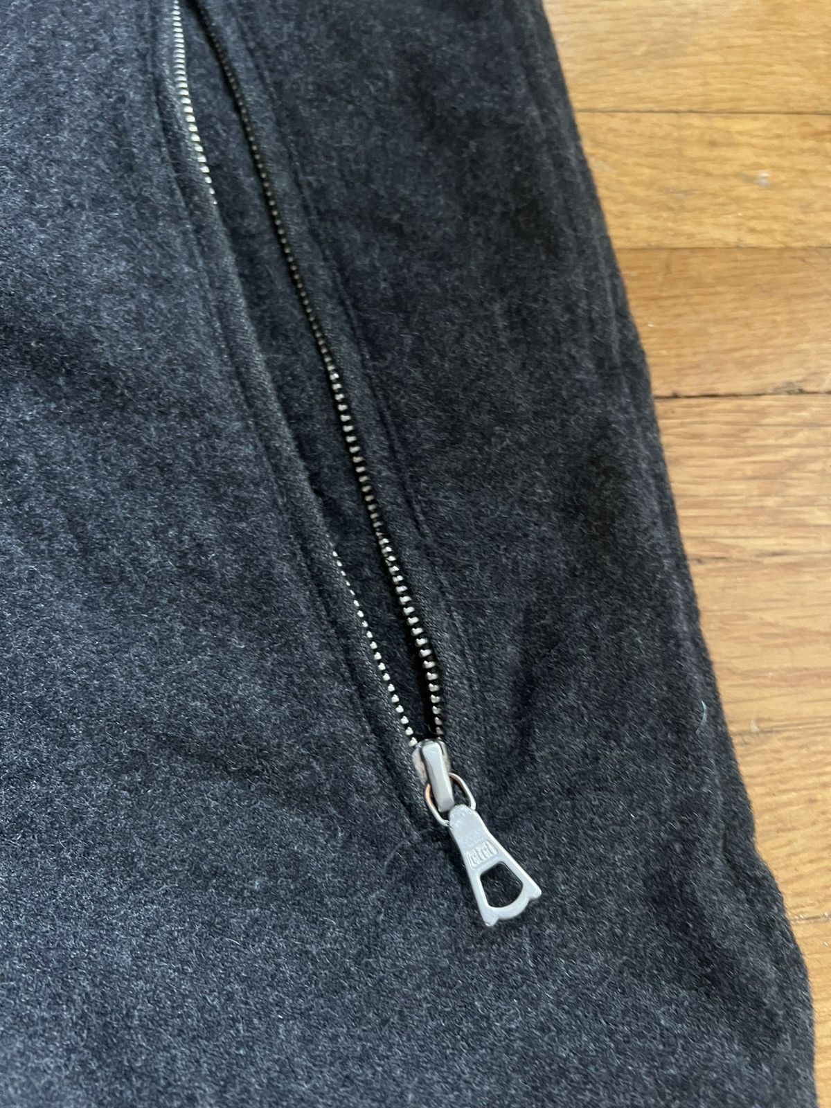 Dries Van Noten Wool Easy Pants RiRi Zippers Size US 32 / EU 48 - 3 Thumbnail